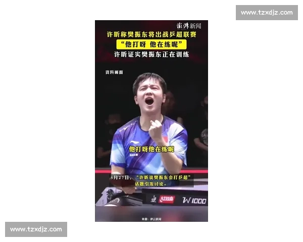 樊振东与 “人民艺术家” 许昕对练：球台三米外的乒乓美学碰撞